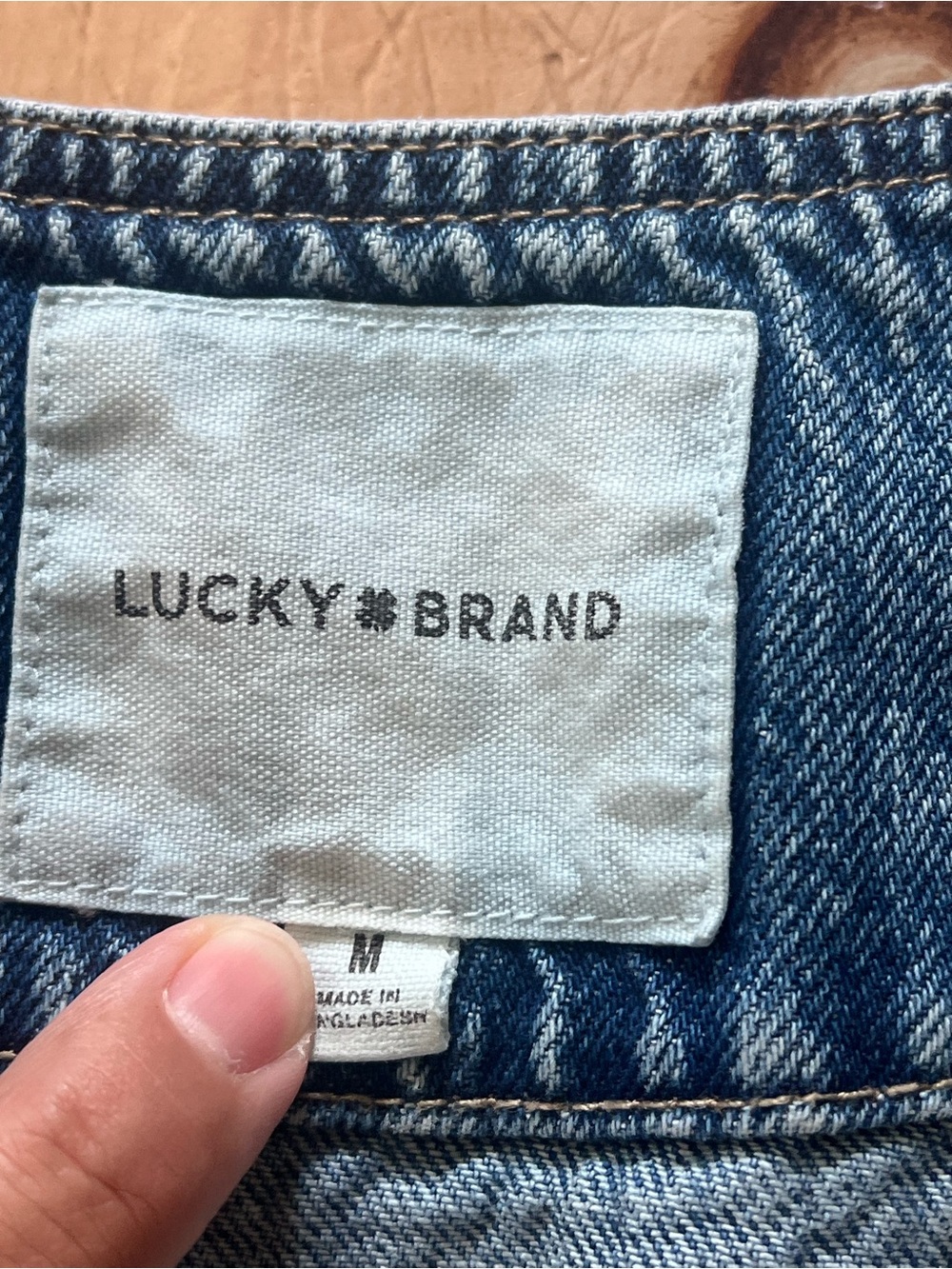 Lucky Brand Blue Denim Vest - Picture 5 of 5